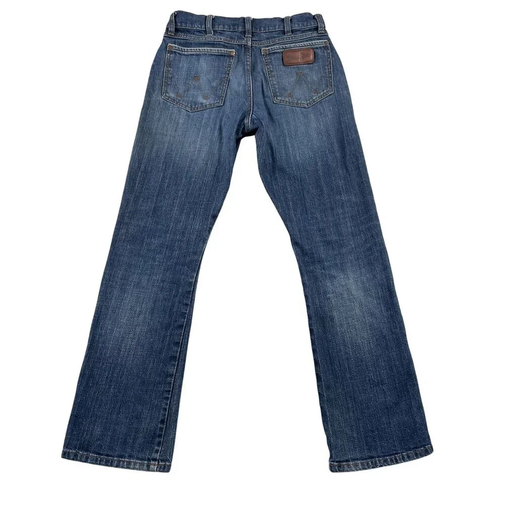 Wrangler Retro Jeans Mens‎ 30x30 Relaxed Boot Mid Rise Medium Wash Denim